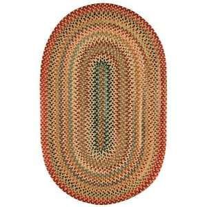  Portland Collection Light Gold Braided Wool Area Rug 3.00 
