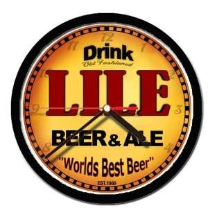  LILE beer and ale cerveza wall clock 