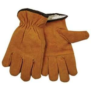  Suede Cowhide Lined Driver   Med   Kinco Work Gloves (51PL 