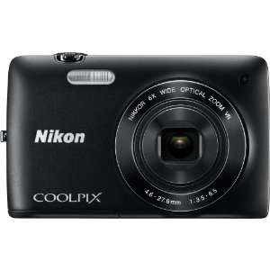  Nikon Coolpix S4300 16 Megapixel Digital Camera   Black 