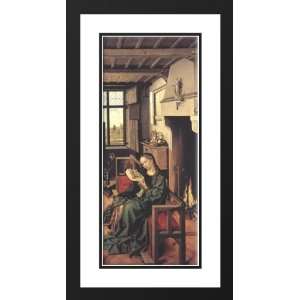   Robert 22x40 Framed and Double Matted The Werl Altarpiece (right wing