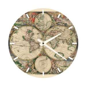  World Map 1689 Wall Clock 