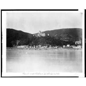  Castle and village of Stolzenfels,Germany,1860s