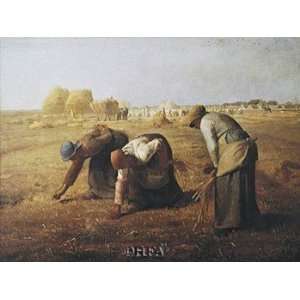  Gleaners   Poster by Jean Francois Millet (18x17)