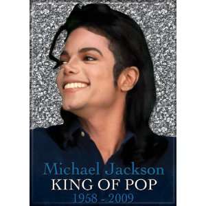   Michael Jackson King Of Pop 1958 2009 Magnet 20434MJ