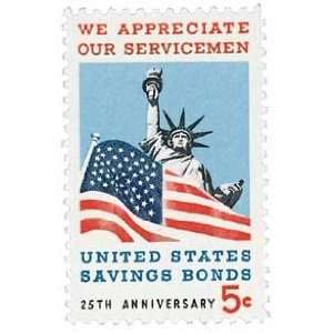  #1320   1966 5c Savings Bond   Servicemen U. S. Postage 