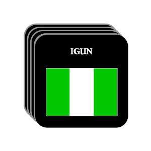  Nigeria   IGUN Set of 4 Mini Mousepad Coasters 