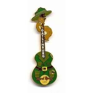  Hard Rock Cafe Pin # 16687 Gatlinburg Guitar with Squirrel 