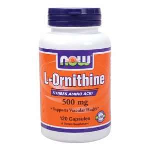  L Ornithine, 500 mg, 120 Capsules