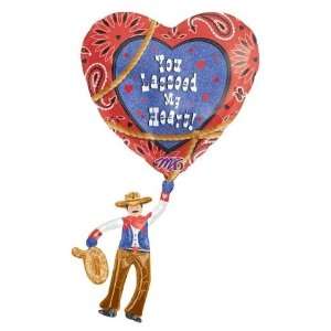  Valentines Balloon   Western Style Cowboy Heart Toys 