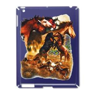 iPad 2 Case Royal Blue of Wild Horses