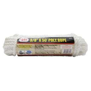  IIT 48892 50 Foot x 3/8 Inch Poly Rope   White Everything 