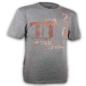   Detroit Red Wings Gray Tri Blend Attacker T shirt