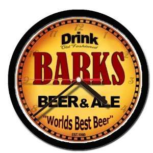  BARKS beer and ale cerveza wall clock 