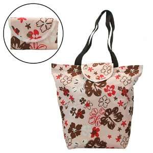 Flowers Pattern Reusable Trendy Fashion shopping Tote Bag / Eco 