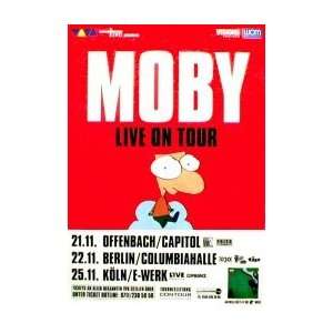  MOBY Live on Tour Germany Music Poster