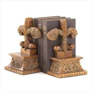  Fleur de lis Bookends