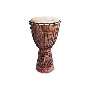 Mahogany jambe drum, Great Dragon 