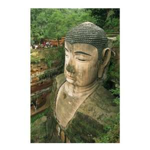  Giant Buddha Statue, Leshan, China Poster (18.00 x 24.00 