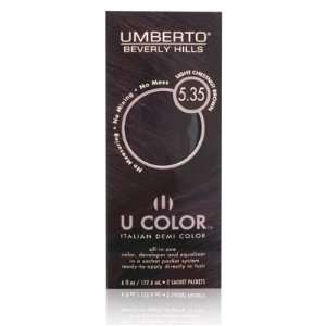  U Color by Umberto Italian Demi Color 5.35 Light Chestnut 