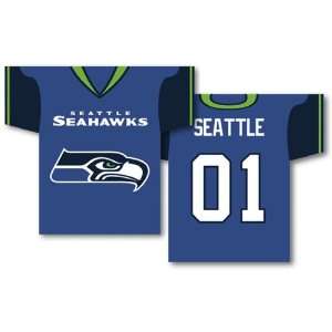  BSS   Seattle Seahawks NFL Jersey Design 2 Sided 34 x 30 