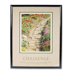     Challenge Framed Motivational Print, 24 x 30 AVT78032 Electronics