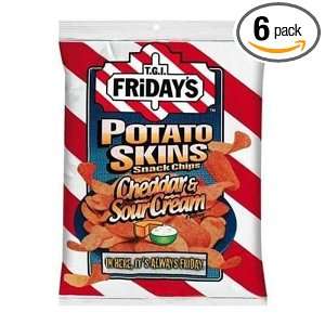 Poore Brothers Tgif Potato Skins Sour Cream And Onion Flavor, 3 Ounces 