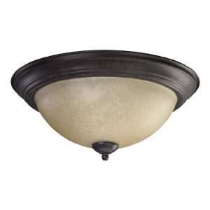 Quorum International 3073 15 44 3 Light Flush Mount   Toasted Sienna