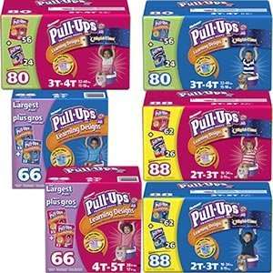  Pull Ups Boys Diapers Size 2 3T, Quantity 88 Everything 