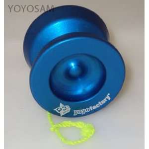  Yoyofactory Popstar Aluminum Yo Yo   Blue 