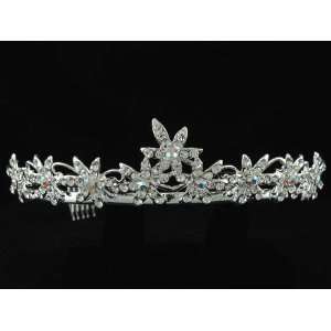  Bridal Party Wedding Swarovski Crystal Crown Tiara T57 