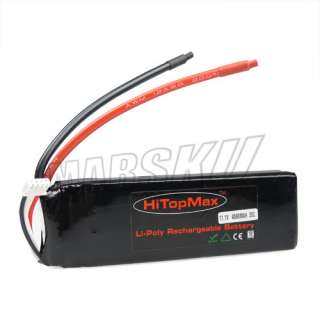 11.1V 4500mAh 3S 35C RC LiPo Li Poly Battery 3D #501  
