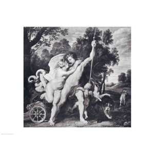  Venus and Adonis Finest LAMINATED Print Peter Paul Rubens 