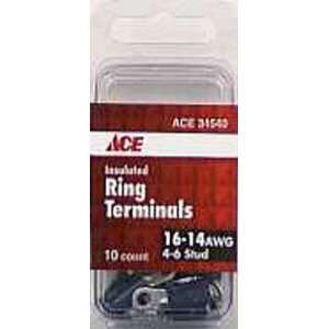    Pk/10 Ace Insulated Ring Terminal (34540)