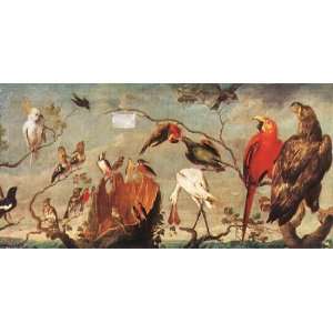  Hand Made Oil Reproduction   Frans Snyders   32 x 16 