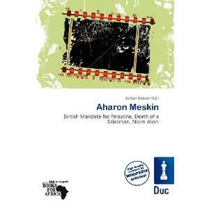 Aharon Meskin (9786200809780) Jordan Naoum Books