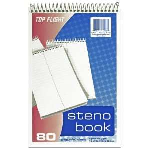  Top Flight Steno Book, Top Wirebound, 6 x 9 Inches, Gregg 