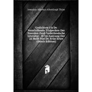   Xviie Eeuw (Dutch Edition) Josephus Albertus Alberdingk Thijm Books