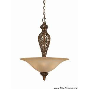 Triarch Lighting 39642 20 Four Light Gold Up Pendant Antiqued Gold 