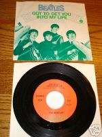THE BEATLES Helter Skelter Picture Sleeve & 45 rpm  