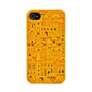  Yellow Hard Case Cover for Iphone 4 4s 4g with 3d Unique 