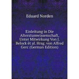   al. Hrsg. von Alfred Gerc (German Edition) (9785873934256) Eduard