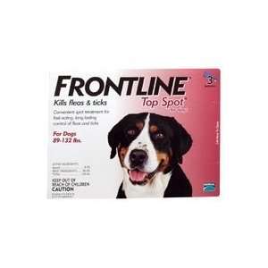  3 Month FRONTLINE Top Spot for Dogs 88 132 lbs Pet 