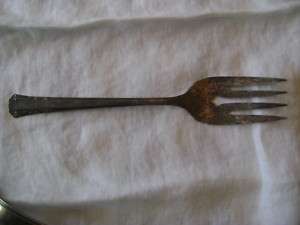 Antique Silver Serving Fork 1881 Rogers Oneida LTD.  
