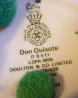 Royal Doulton Don Quixote Minature Toby Jug # D6511  
