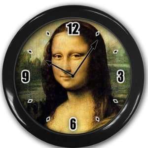  Mona Lisa Wall Clock Black Great Unique Gift Idea Office 