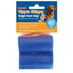  Sergeants Yippee Skippy Pick Up 4 15ct Refill Rolls, 60 