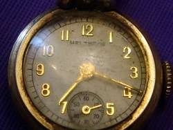 10K Gold Helzberg Womans Watch & Bracelet/1930s/As Is  