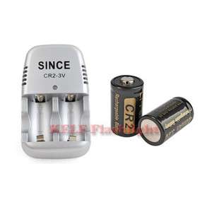 CR2 400mAh 3.0V Rechargeable Battery + Charger  