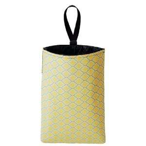 Auto Trash (Yellow Lattice) by The Mod Mobile   litter bag/garbage can 
